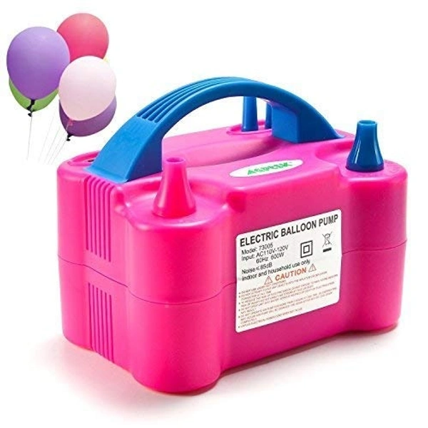 1599 Portable Dual Nozzle Electric Balloon Blower Pump Inflator