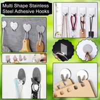 1643 Multipurpose Stainless Steel Adhesive Hooks