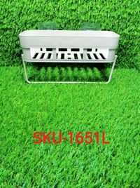 1651L Multipurpose Kitchen Bathroom Shelf Wall Holder Storage Rack Bathroom