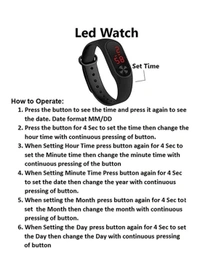 MVS M2 Style/Look Digital Boys/Kids Watch - Black