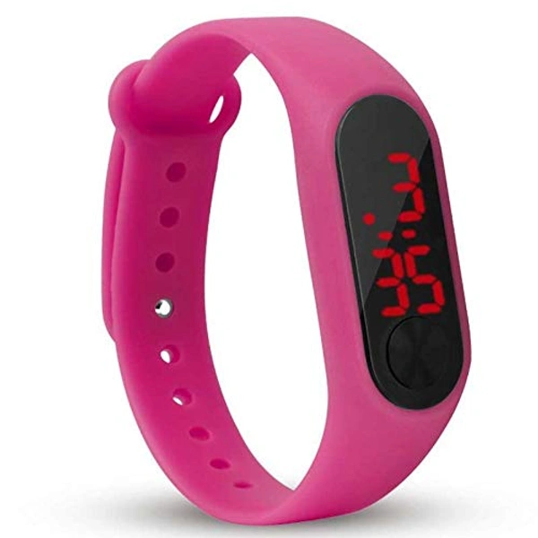 MVS Trendy Digital Kids Watch- M2 Look - Pink