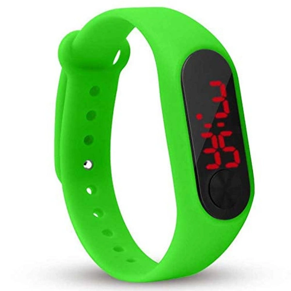MVS Trendy Digital Kids Watch- M2 Look - Green