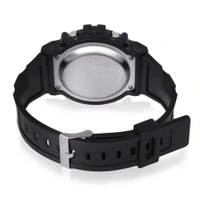 MVS Digital Sports Watch with 7 Lights, Alarm, Stop Watch, 12/24 Hrs Format, Back Light, Day & Date for Boys/Girls - Orange