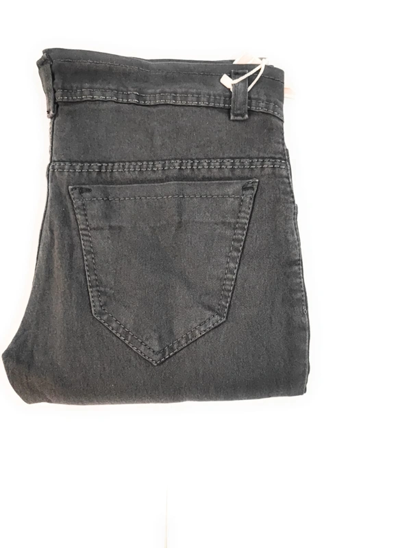 MVS Single Button Stretchable Skinny Fit Ankle Length
Mid Rise Denim Jeans for Girls and Women - 28, Grey, 0.25