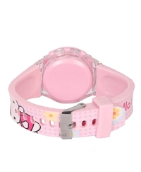MVS Classic Glowing Watch With 7 Colors Fleshing Lights -Hello Kitty - Pink(Hello Kitty), Free