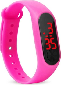 MVS Trendy Digital LED Unisex Bands - Pink, Green & Black
