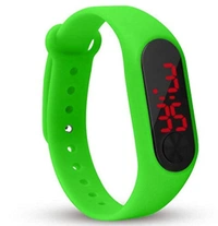MVS Trendy Digital LED Unisex Bands - Pink, Green & Black