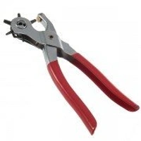 MVS Punch Plier to make a hole in Leather.(Red) Hand Tools & Kits