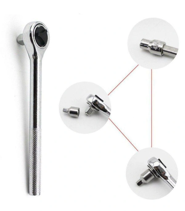 MVS Set of 40 in 1 Multipurpose Socket Tool & Wrench Set - Grey