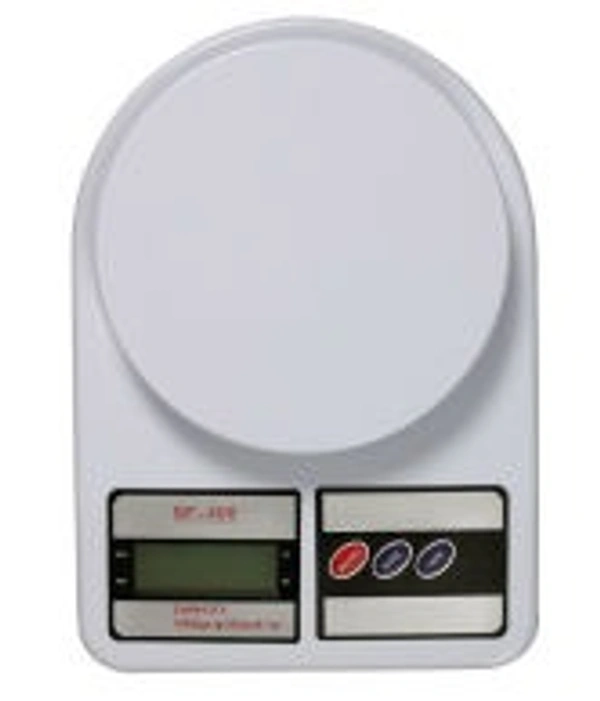 MVS Stylish Useful Home & Kitchen Tools Weight  Scale Measuring Upto 10 KG - White