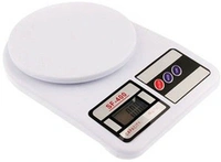 MVS Stylish Useful Home & Kitchen Tools Weight  Scale Measuring Upto 10 KG - White