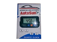 MVS Digital LCD Alarm Table Clock/Car clock With  Timer Stopwatch - Black