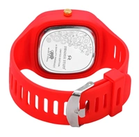MVS  MVS Square Multi Dial Analog Silicon Strap Stylish Designer Analog Watch - for Boys - Red