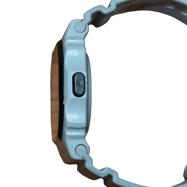 MVS Fashionable Octagon Digital Unisex Watch with Large Digits - Grey