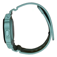 MVS Fashionable Octagon Digital Unisex Watch with Large Digits - Green
