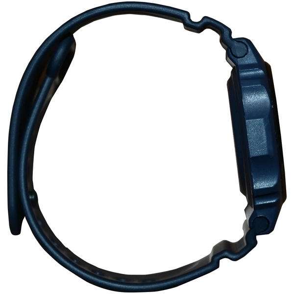 MVS Fashionable Octagon Digital Unisex Watch with Large Digits - Blue