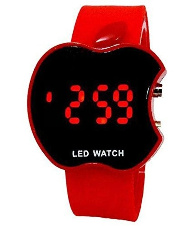 MVS Digital LED Apple Watch Combo - Black & Red