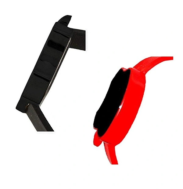 MVS Digital LED Apple Watch Combo - Black & Red