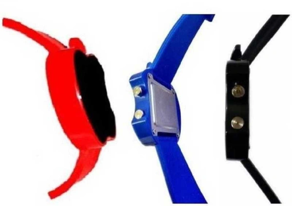 MVS Digital LED Apple Watch Combo - BLUE, Black & Red