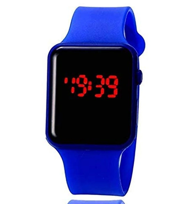 MVS LED Band Smartwatch Style/Look Digital Sports Watch for Boys/Girls - BLUE