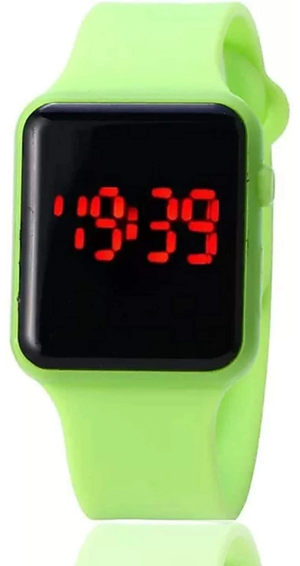 MVS LED Band Smartwatch Style/Look Digital Sports Watch for Boys/Girls - GREEN