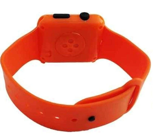 MVS LED Band Smartwatch Style/Look Digital Sports Watch for Boys/Girls - Orange