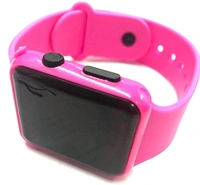 MVS LED Band Smartwatch Style/Look Digital Sports Watch for Boys/Girls - Pink