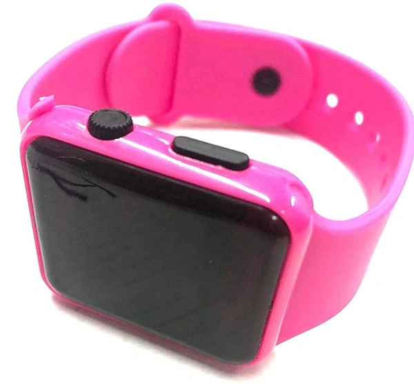 MVS LED Band Smartwatch Style/Look Digital Sports Watch for Boys/Girls - Pink