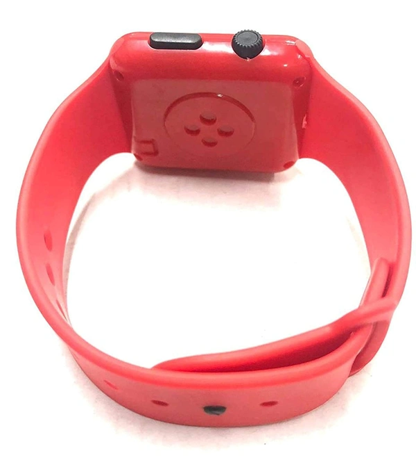 MVS LED Band Smartwatch Style/Look Digital Sports Watch for Boys/Girls - Red