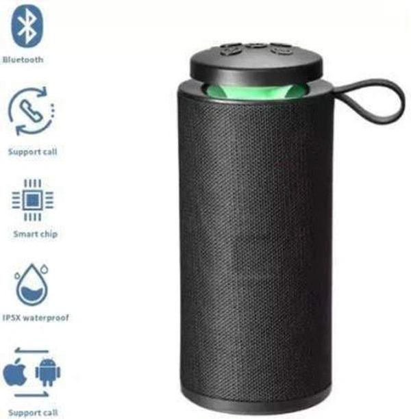 MVS  TG113 Wireless Bluetooth Speaker with FM Radio, USB, Aux and Micro SD card Slot. - Black
