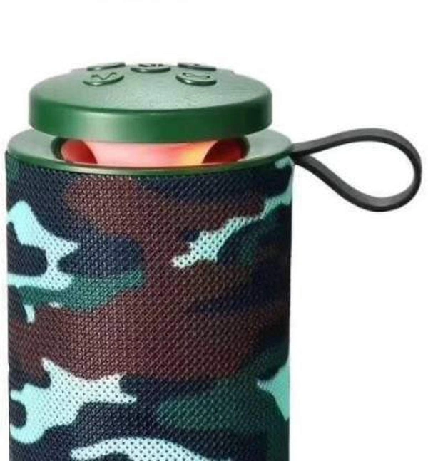 MVS  TG112 Wireless Bluetooth Speaker with FM Radio, USB, Aux and Micro SD card Slot. - Army