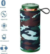 MVS  TG112 Wireless Bluetooth Speaker with FM Radio, USB, Aux and Micro SD card Slot. - Army