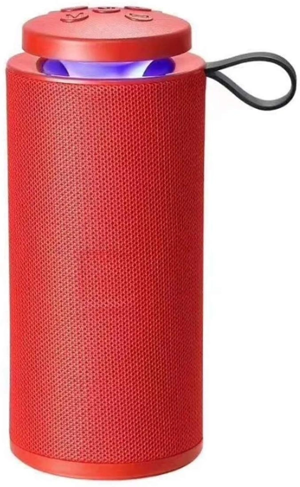 MVS  TG112 Wireless Bluetooth Speaker with FM Radio, USB, Aux and Micro SD card Slot. - Red