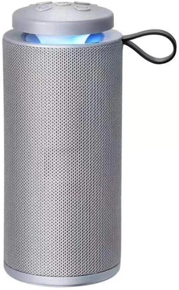 MVS  TG112 Wireless Bluetooth Speaker with FM Radio, USB, Aux and Micro SD card Slot. - Silver