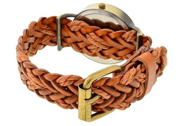 MVS Fashionable Analog Watches For Girls - Brown
