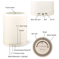 Trendy Wireless Bluetooth Speaker With Multi Light - As per availability