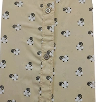 Men's Cotton Blend | Regular Fit | Plain & Printed   | Formal Shirt | (Pack of 2 ) - Cream, L, 350