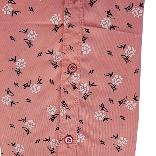 Men's Cotton Blend | Regular Fit | Plain & Printed   | Formal Shirt | (Pack of 2 ) - Pink, M, 350