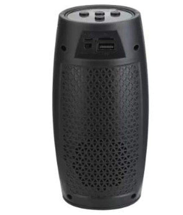 Bluetooth Speaker With Seven Colors Fleshing Lights 5 W Bluetooth Home Audio Speaker - Black, Free