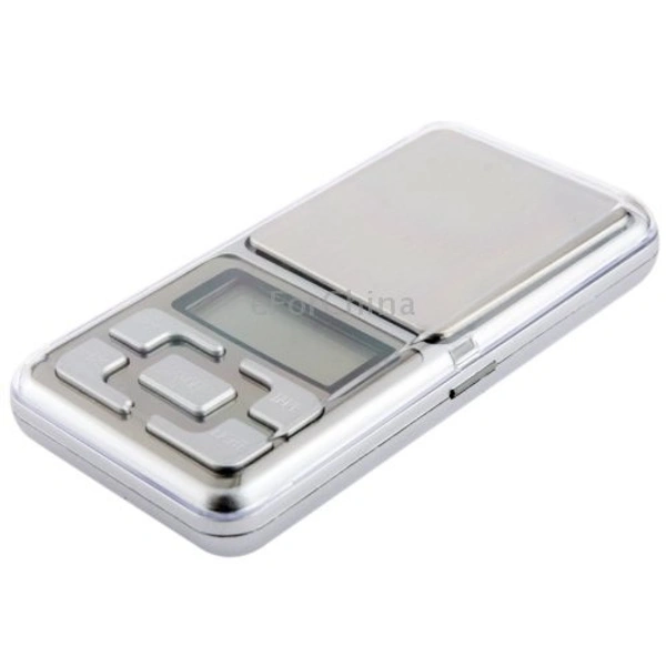 MVS Pocket Weight Scale Digital Jewellery/Chem/Kitchen Small Weighing Machine (200 G)  with Auto Calibration, Tare Full Capacity - Silver, Free