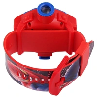 MVS 24 Projecter Images Unisex Kids PVC Band Light weight Digital Wrist Watch-Spiderman  - RED(Spiderman), Free