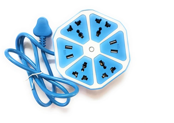 MVS USB Hexagon Socket Extension Board - Sky blue, Free