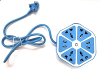 MVS USB Hexagon Socket Extension Board - Sky blue, Free