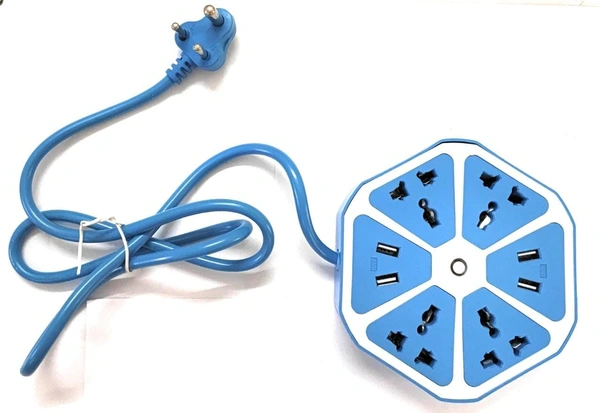 MVS USB Hexagon Socket Extension Board - Sky blue, Free