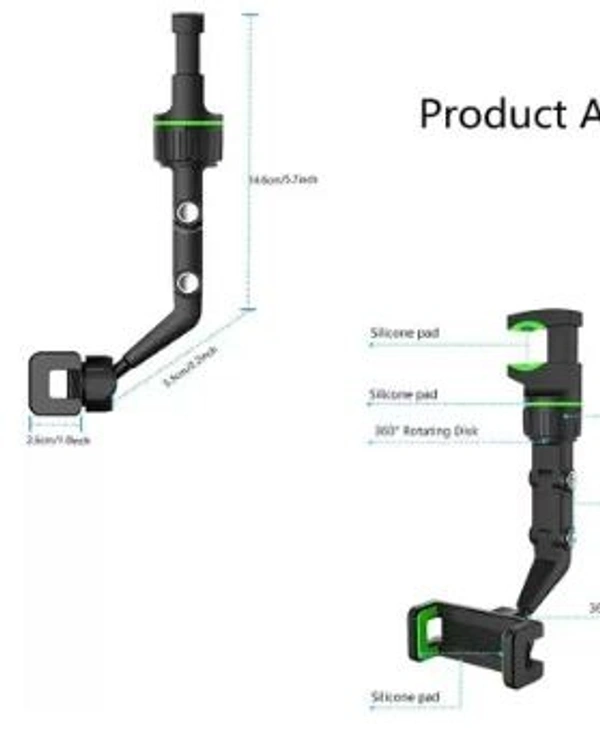 MVS 360 Degree Universal Holder - Black, Free, 150
