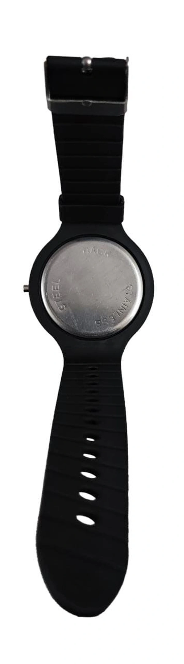 MVS New Apple LED Digital  Watch With  Big Dial  Black Strap For Kids  - Black, Free
