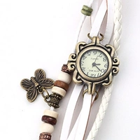 MVS Fancy Rakhi White Analog Watch For Girls & Women. - White, Free