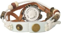 MVS Fancy Rakhi White Analog Watch For Girls & Women. - White, Free