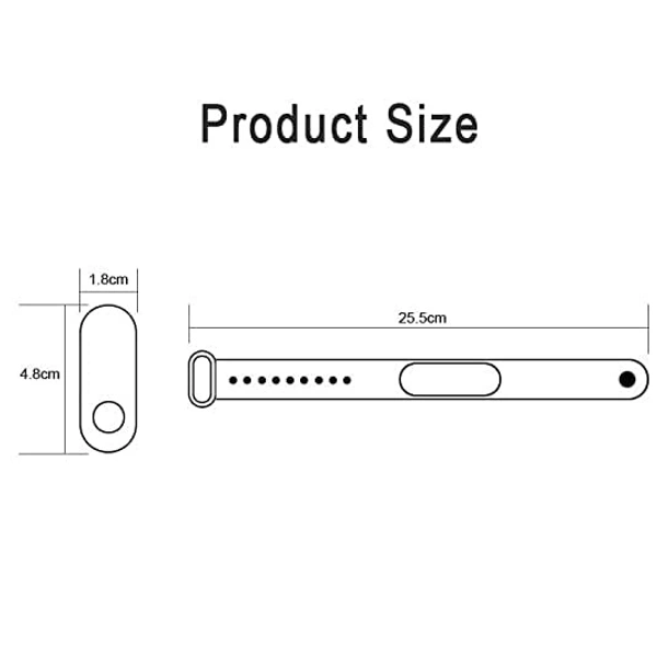 MVS LED Band M3-Black - Black, Free, 150