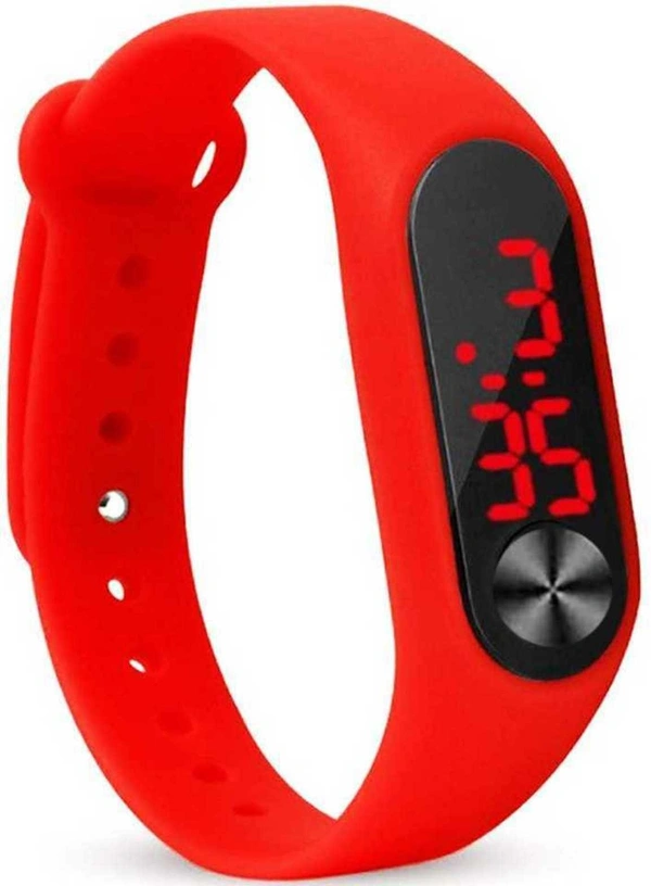 MVS  Digital LED  Band For Kids M2-Red - Red, Free, 150